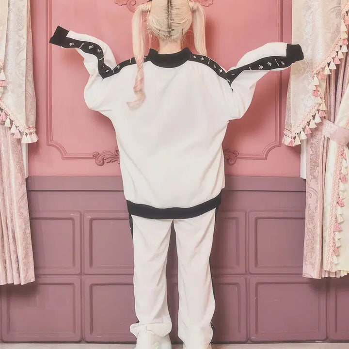 [BUNJANG] Nyanme Training Suit Set / nyanme 냥메 트레이닝복 저지 셋업