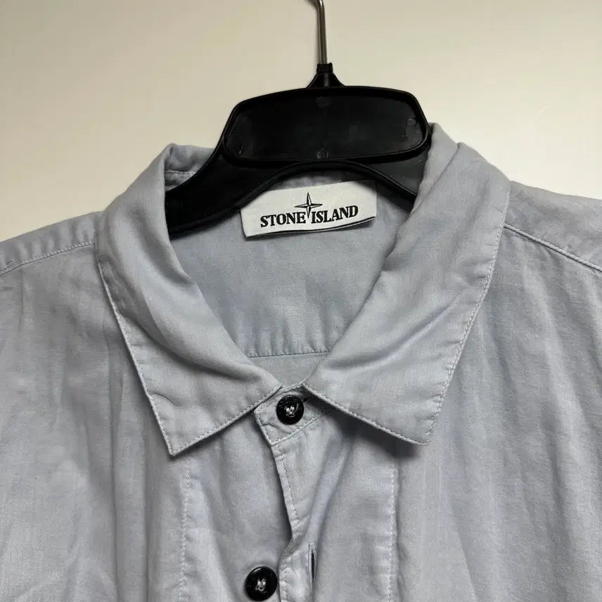 [BUNJANG] Stone Island Linen Shirt / 스톤아일랜드 린넨 셔츠