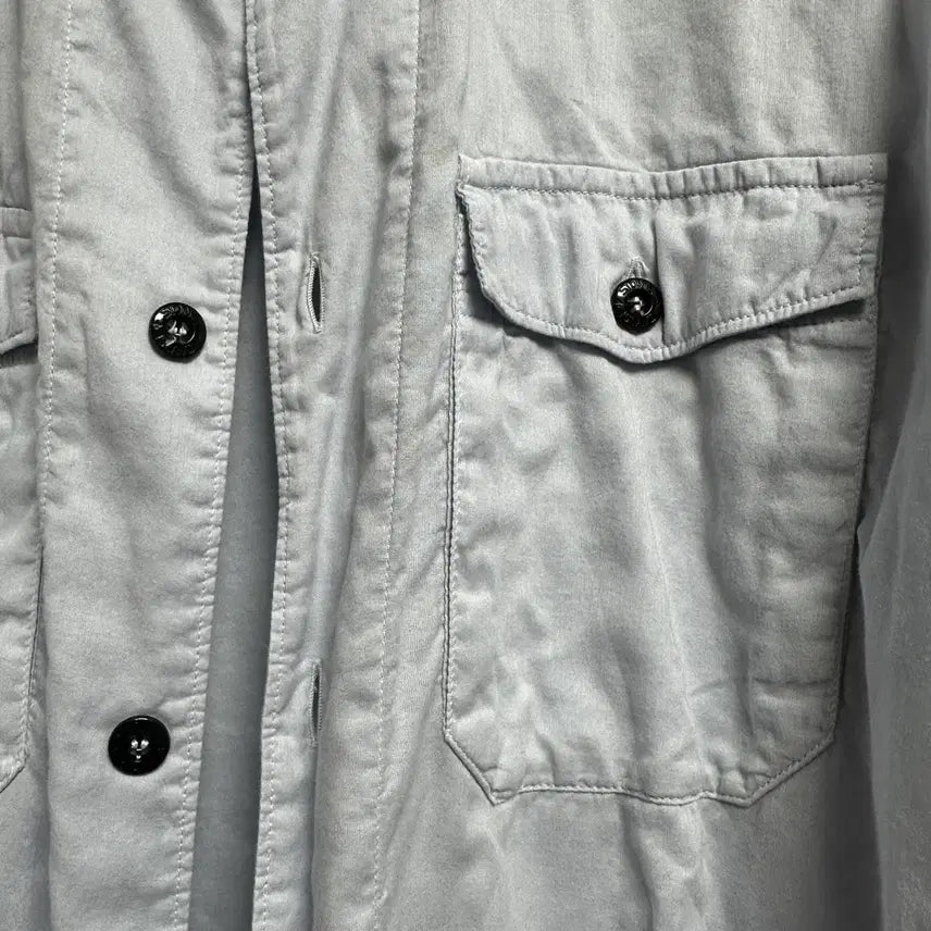 [BUNJANG] Stone Island Linen Shirt / 스톤아일랜드 린넨 셔츠