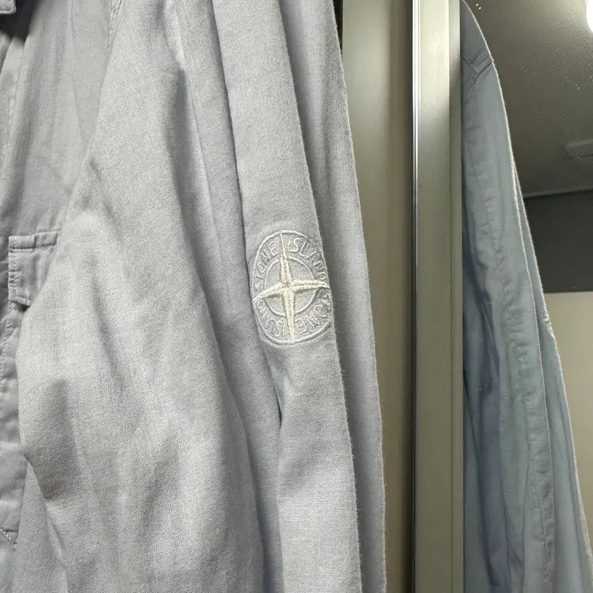 [BUNJANG] Stone Island Linen Shirt / 스톤아일랜드 린넨 셔츠