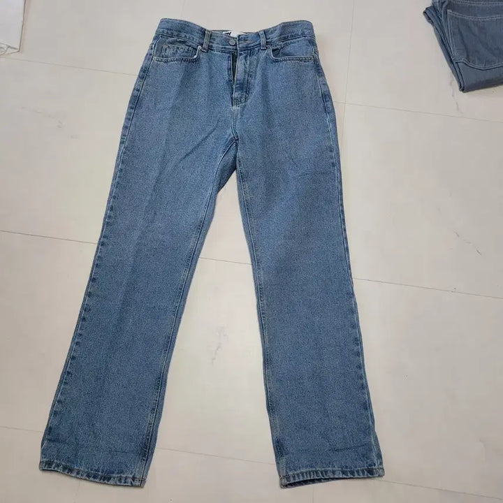 [BUNJANG] Denim Wide Jeans / 데님 와이드 청바지
