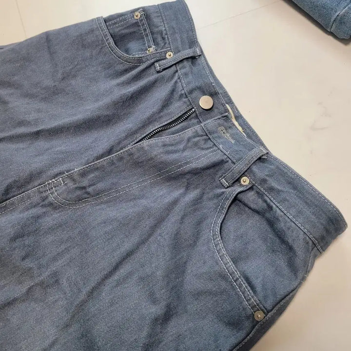 [BUNJANG] Wide Denim Pants / 청바지 와이드 데님 팬츠