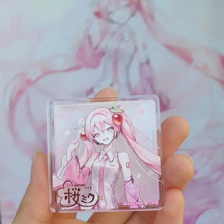 [BUNJANG] Sakura Miku Mini Acrylic Block / 신촌 현대백화점 사쿠라 미쿠 팝업 미니 아크릴블럭 아크릴블록