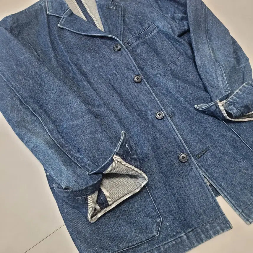 [BUNJANG] Denim Blouson Jacket Size M / 데님 블루종 자켓 m사이즈