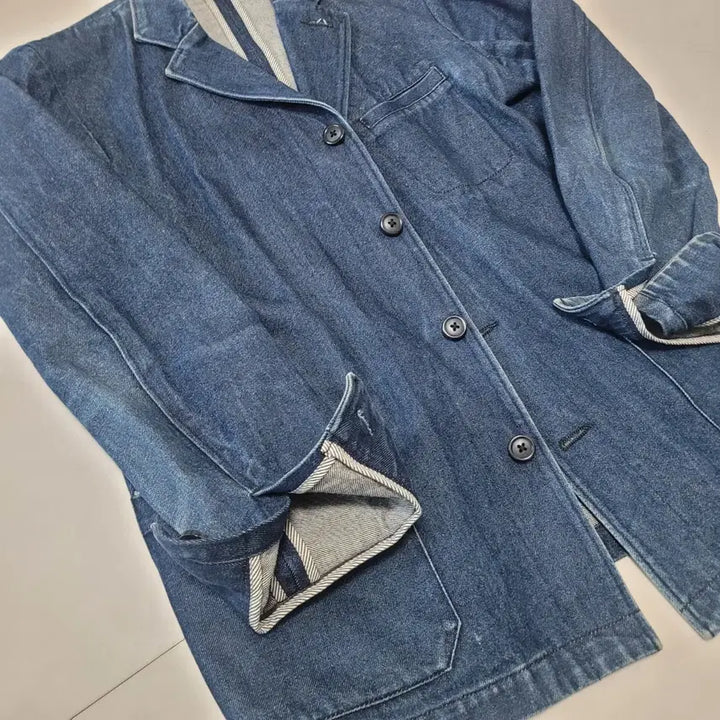[BUNJANG] Denim Blouson Jacket Size M / 데님 블루종 자켓 m사이즈