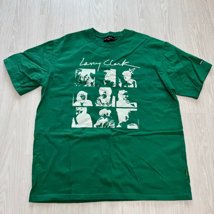 [BUNJANG] Larry Clark Green Short Sleeve T-shirt (M) / 래리 클락 그린 반팔 티셔츠 M사이즈
