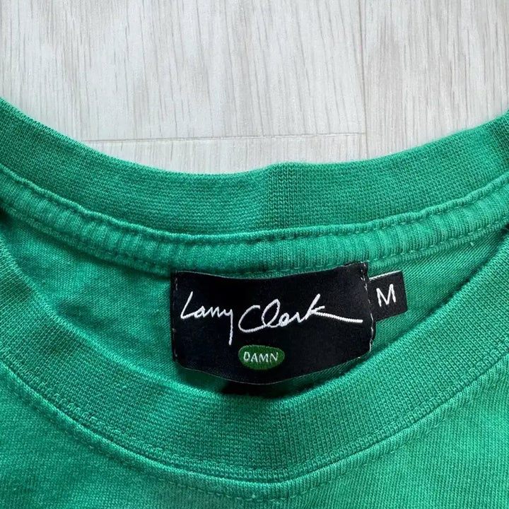 [BUNJANG] Larry Clark Green Short Sleeve T-shirt (M) / 래리 클락 그린 반팔 티셔츠 M사이즈