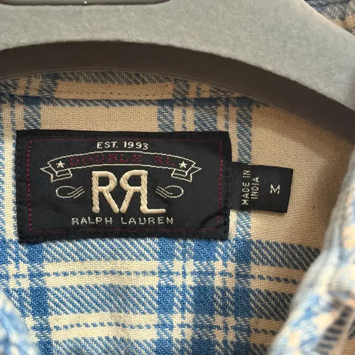 [BUNJANG] RRL Double Face Plaid Work Shirt / (M) RRL 더블페이스 플레이드 워크 셔츠