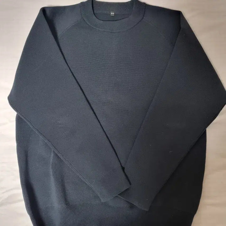 [SOLD OUT] [새상품] 무인양품 무지 래글런 니트 네이비 M