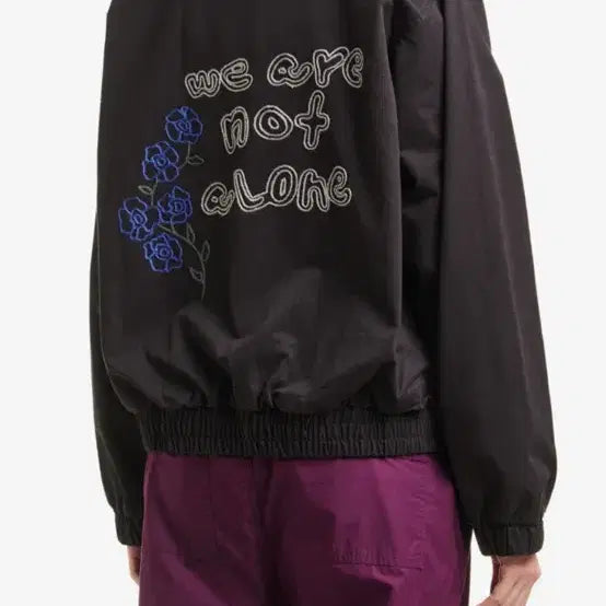 [BUNJANG] OBEY Black Blouson Jacket / 오베이 블랙 블루종 자켓