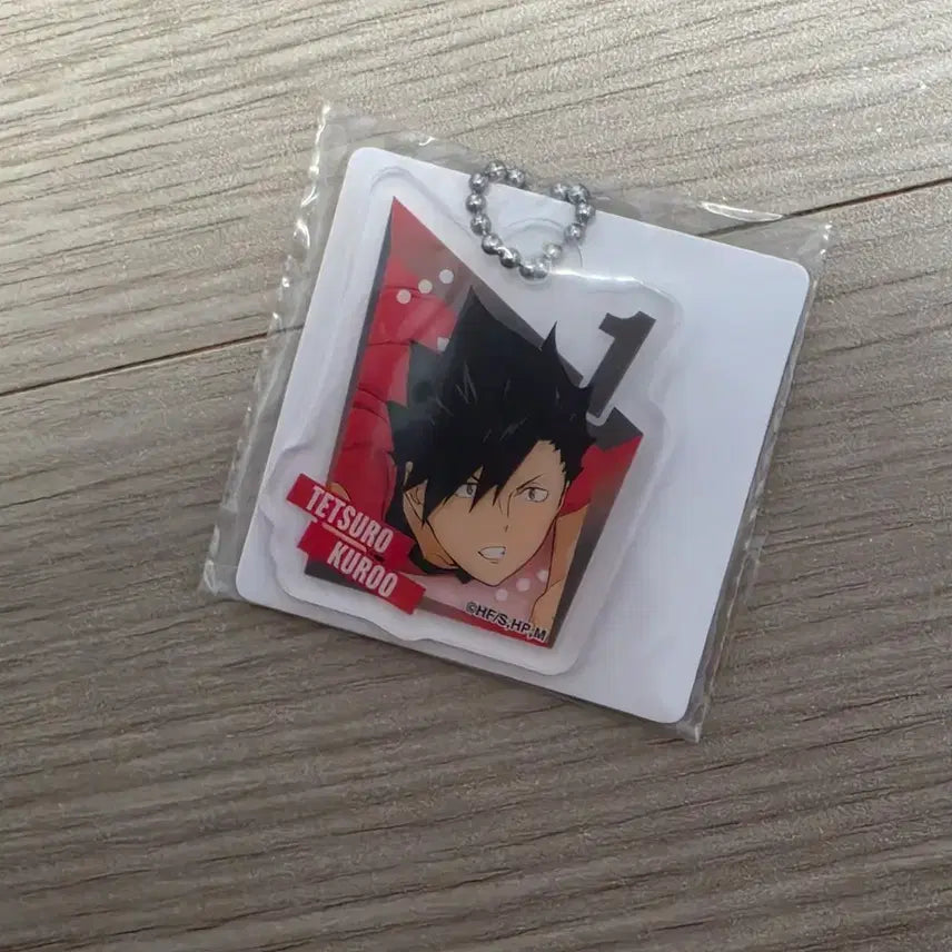 [BUNJANG] Haikyu Kuroo Tetsuro Acrylic Keyring / 하이큐 쿠로 테츠로 아크릴 키링