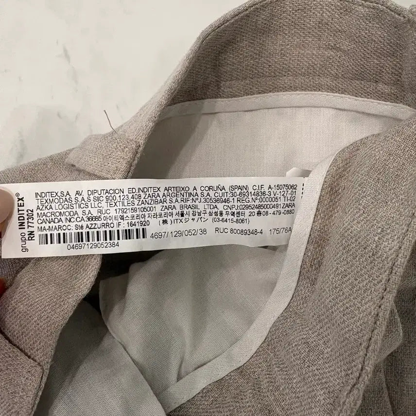 [BUNJANG] Zara Linen Pants 30 / (미사용)zara linen pants 30