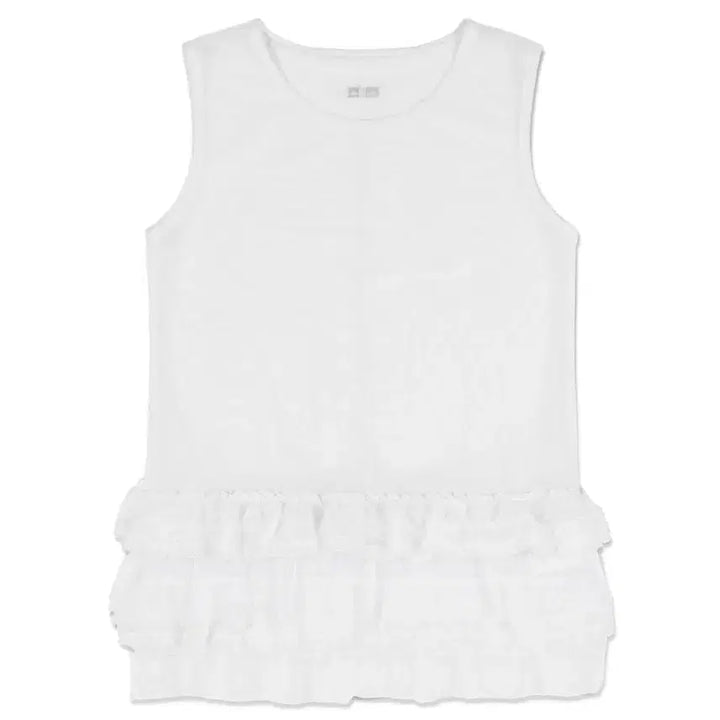 [BUNJANG] Fancy Club Dot Layered Dress / 새상품) 팬시클럽 도트 레이어드 원피스