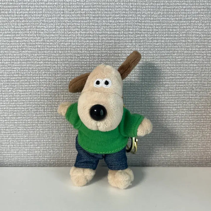 [BUNJANG] Wallace &amp; Gromit Gromit Plush Keyring / 월레스와 그로밋 그로밋 인형 키링