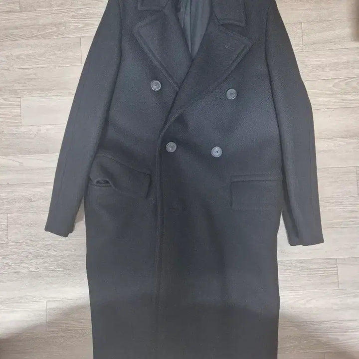 [BUNJANG] AMI Oversized Wool Coat - Black / 아미 오버사이즈 울 코트 블랙 팝니다