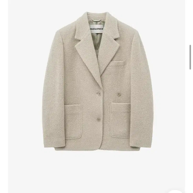 [BUNJANG] In Silence Woman Boucle Two-Way Jacket Beige / 인사일런스우먼 부클 투웨이 자켓 베이지