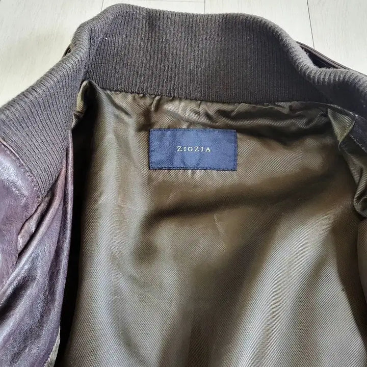 [BUNJANG] ZIOZIA Brown Leather Jacket / ZIOZIA 갈색 가죽 자켓100~105