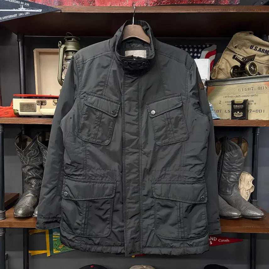 [BUNJANG] Napapijri Emily Safari Pocket Padded Field Jacket / 나파피리 에밀리 사파리포켓 패디드 필드 자켓 N938