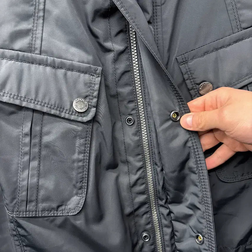 [BUNJANG] Napapijri Emily Safari Pocket Padded Field Jacket / 나파피리 에밀리 사파리포켓 패디드 필드 자켓 N938