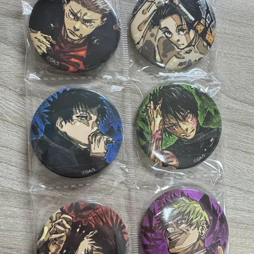 [BUNJANG] Gigajump Jujutsu Kaisen Can Badge / (일괄) 기가점프 주술회전 캔뱃지
