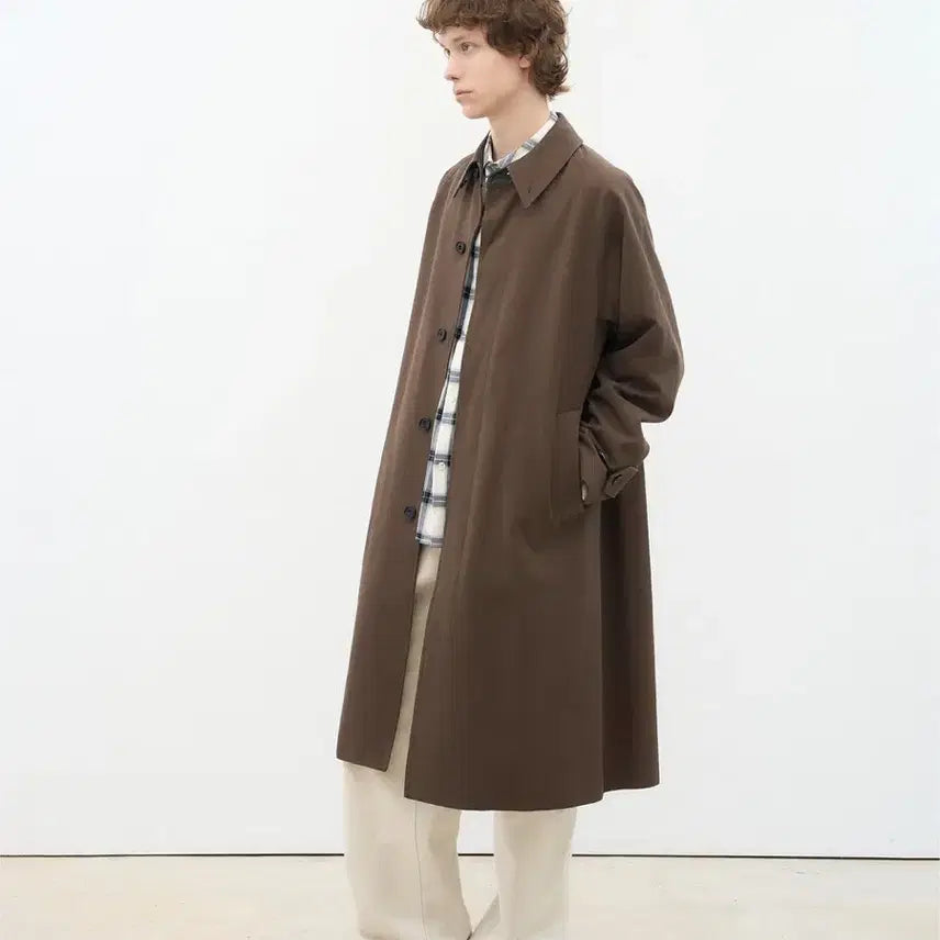 [BUNJANG] Afterpray Stellan Plus Coat Brown S / 애프터프레이 / 26SS 스텔란 플러스 코트 브라운 / S