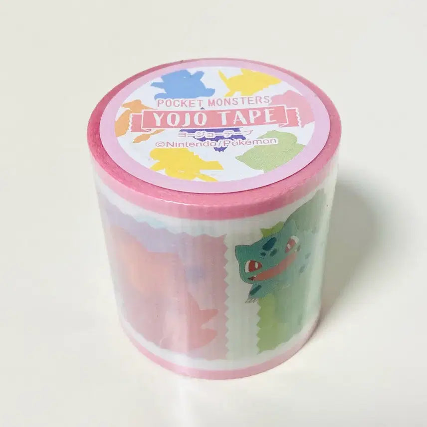 [BUNJANG] Vintage Pokemon Japanese Stickers &amp; Tape Set / 고전빈티지문구 포켓몬스터 일본띠부씰스티커 요조테이프 피카츄파이리이상해씨