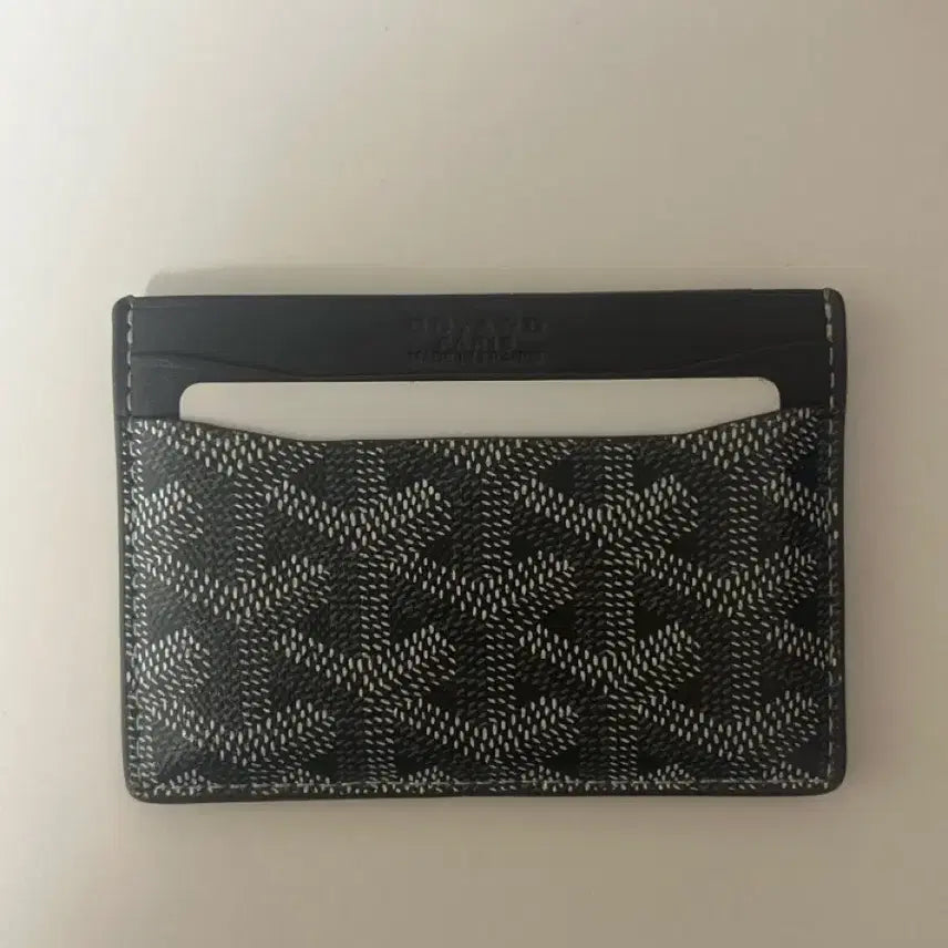 [BUNJANG] Goyard Saint Sulpice Card Wallet Gray / 고야드 생쉴피스 카드지갑 그레이