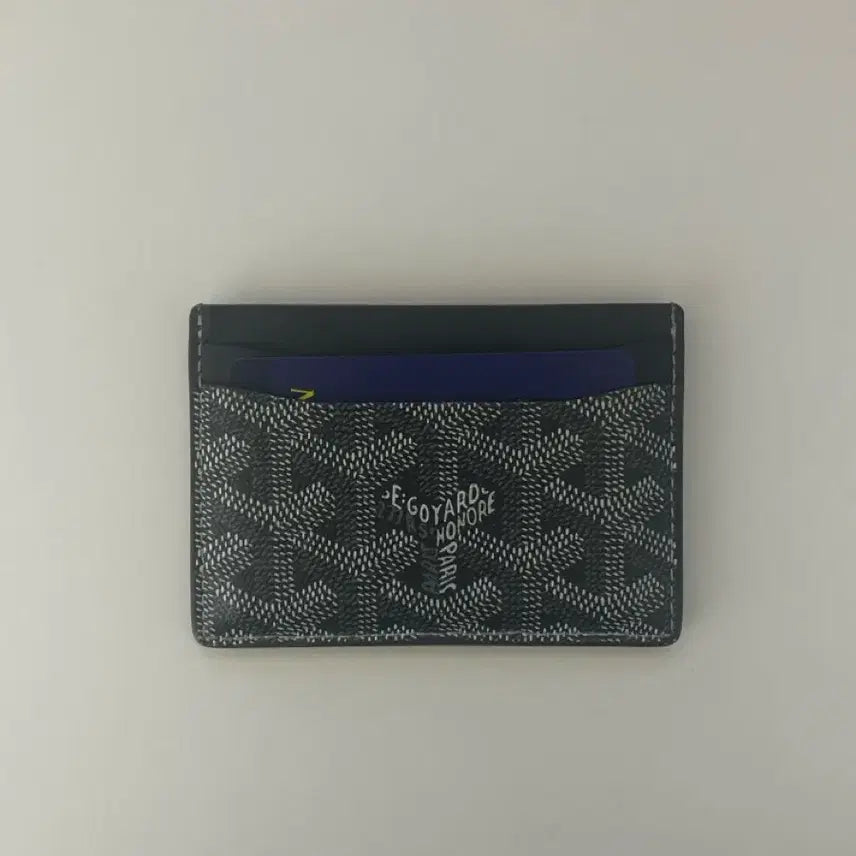 [BUNJANG] Goyard Saint Sulpice Card Wallet Gray / 고야드 생쉴피스 카드지갑 그레이