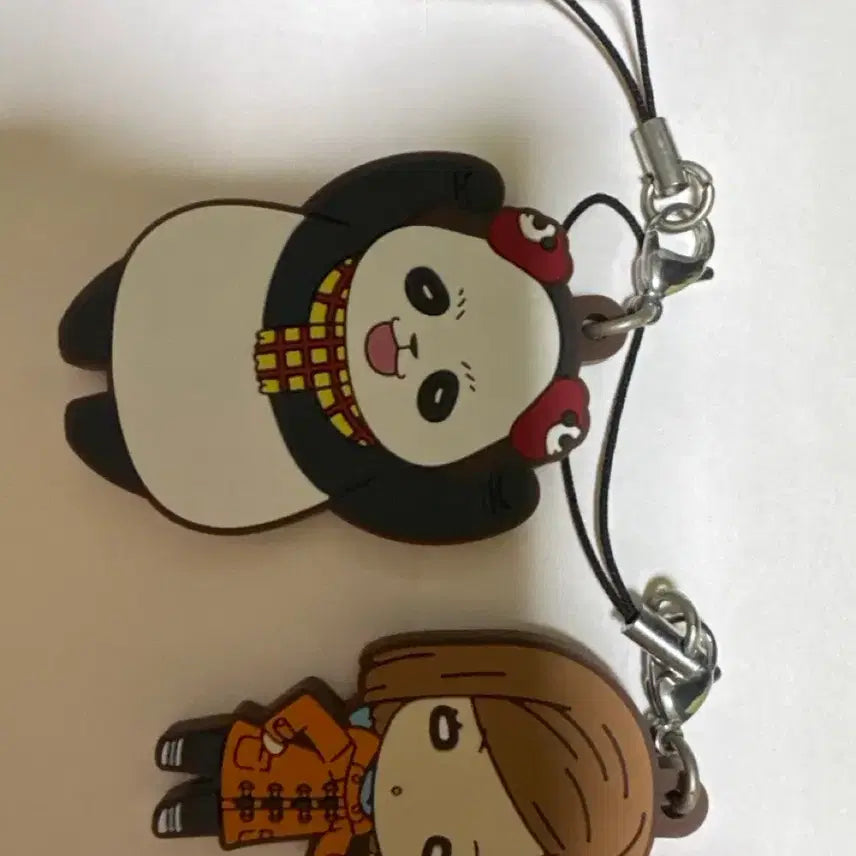 [BUNJANG] Jujutsu Kaisen NitoTan Panda &amp; Nobara Rubber Straps / 주술회전 니토탄 러버스트랩 판다 쿠기사키 노바라