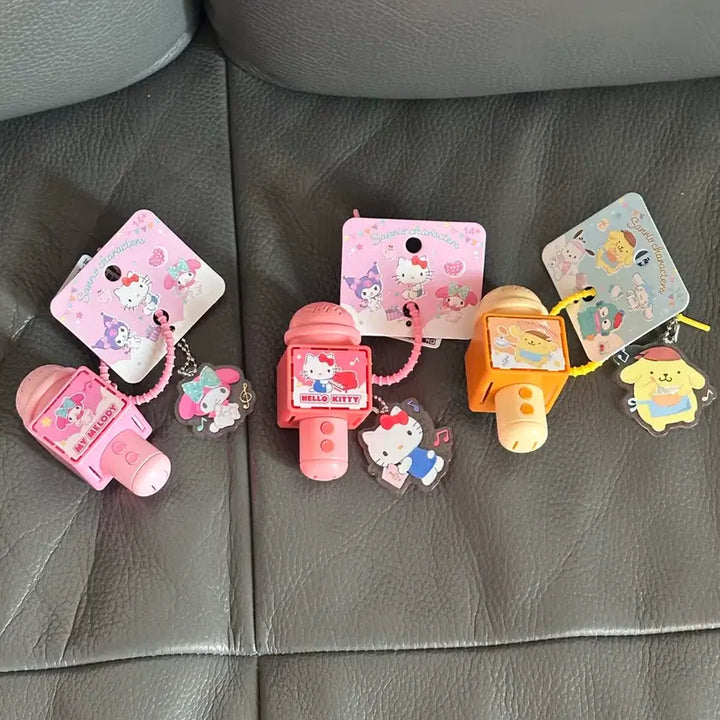 [BUNJANG] Sanrio Hello Kitty/My Melody/Pompompurin Microphone Keyring / 산리오 캐릭터 마이크 키링 (헬로키티/마이멜로디/폼폼푸린)