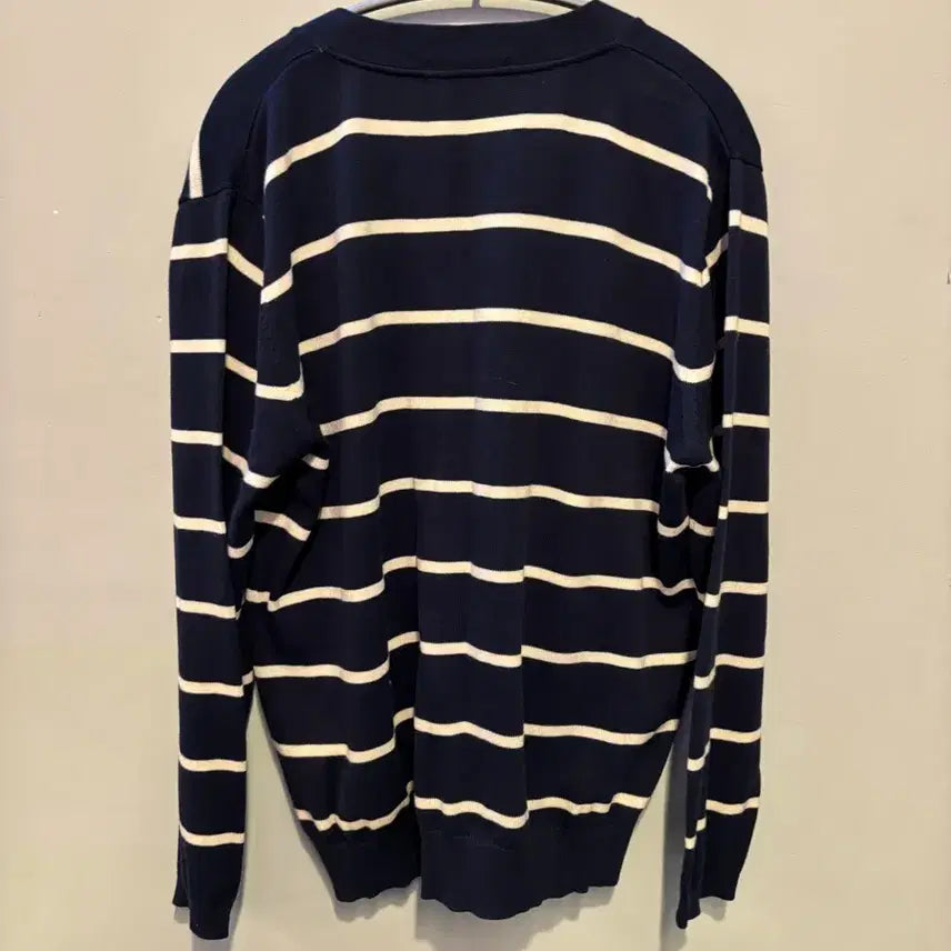[BUNJANG] Polo Ralph Lauren Striped Knit Cardigan / 폴로 랄프로렌 정품 스트라이프 니트 가디건
