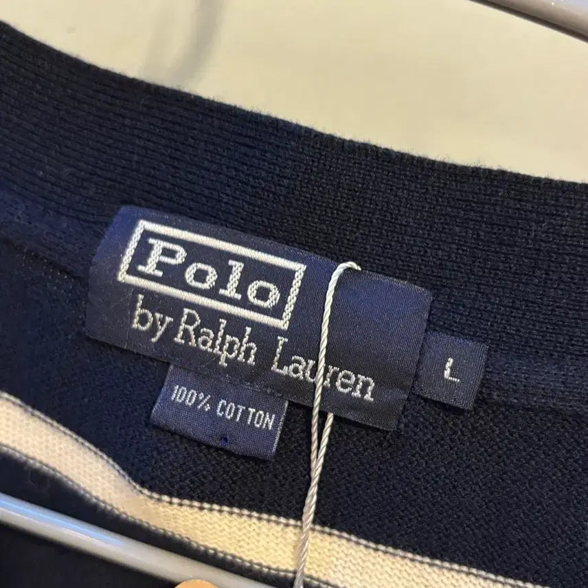 [BUNJANG] Polo Ralph Lauren Striped Knit Cardigan / 폴로 랄프로렌 정품 스트라이프 니트 가디건
