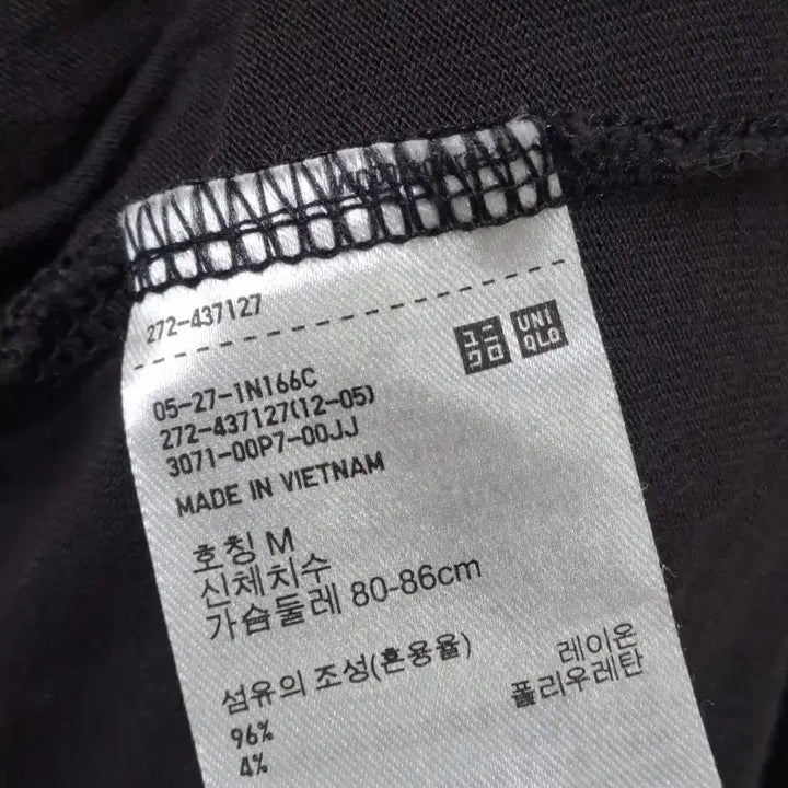 [BUNJANG] Uniqlo Sleeveless Charcoal Pocket Long Dress / 유니클로 민소매 차콜 포켓  롱 원피스