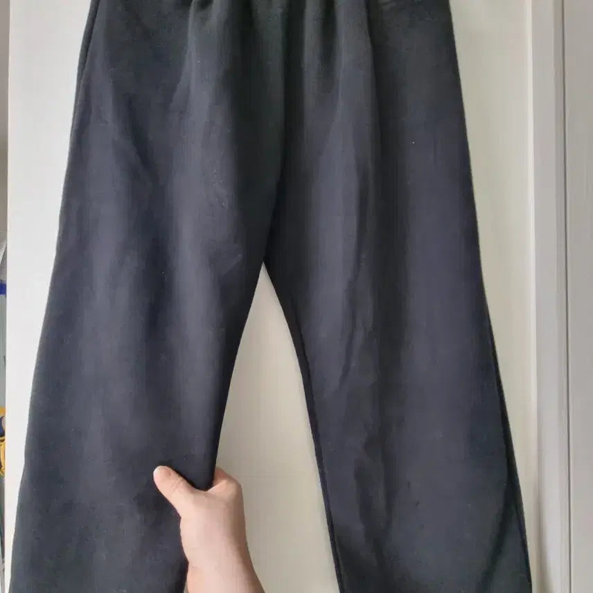 [BUNJANG] Black Straight Leg Pants (L) / 블랙 통 일자바지 (L) 소재좋고 라인이쁨