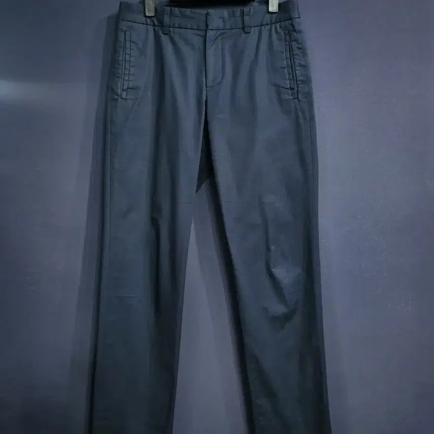 [BUNJANG] System Navy Cotton Pants / 시스템 팬츠