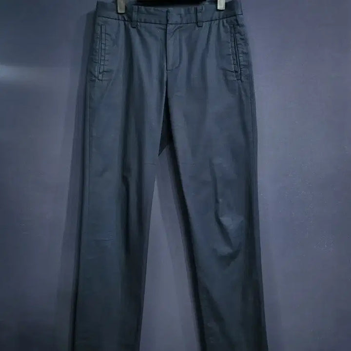 [BUNJANG] System Navy Cotton Pants / 시스템 팬츠