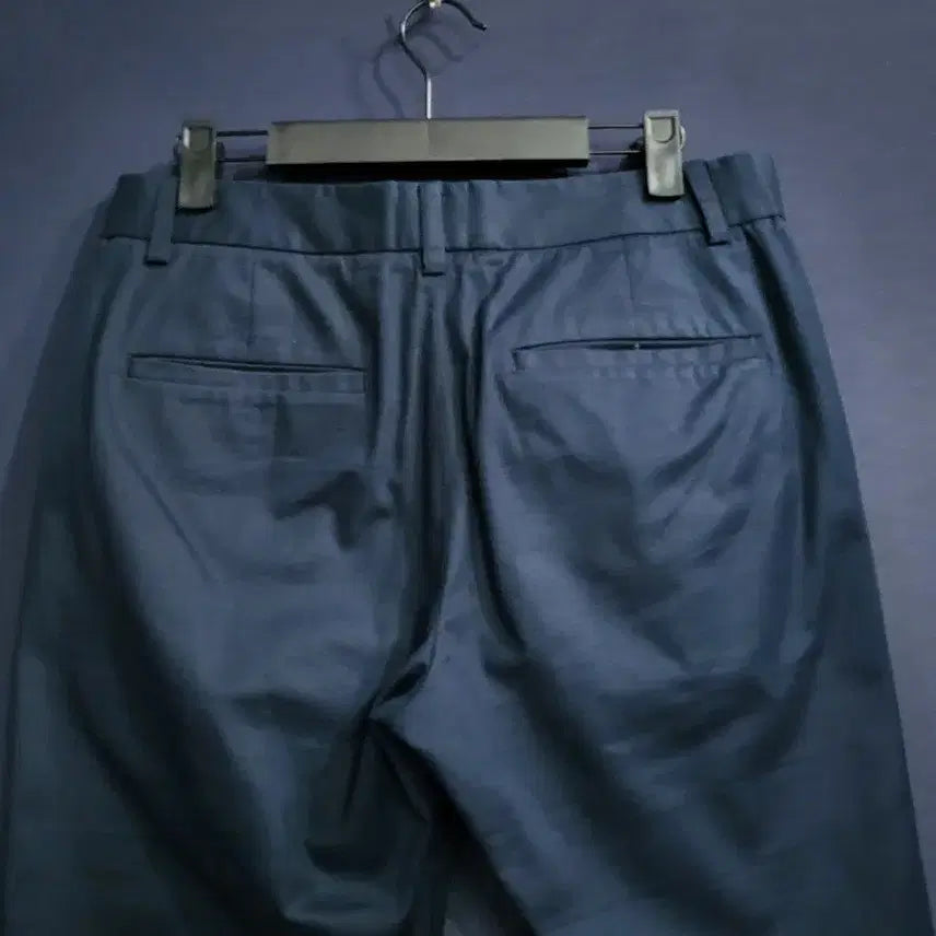 [BUNJANG] System Navy Cotton Pants / 시스템 팬츠