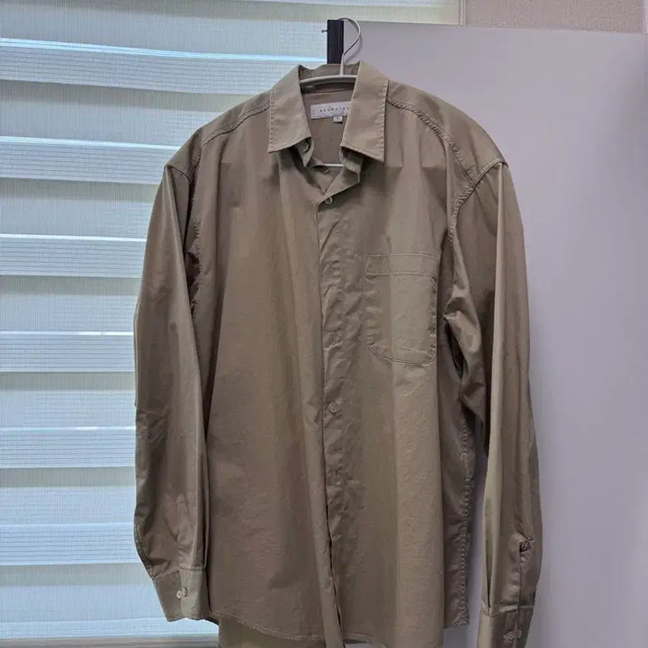 [BUNJANG] Brown Yard Olive Beige Shirt / 브라운야드 셔츠 올리브베이지 색상