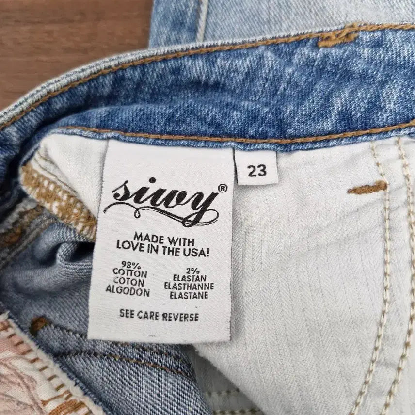 [BUNJANG] SIWY Distressed Skinny Denim Jeans / [23] SIWY 씨위 디스 스키니 데님 무파진