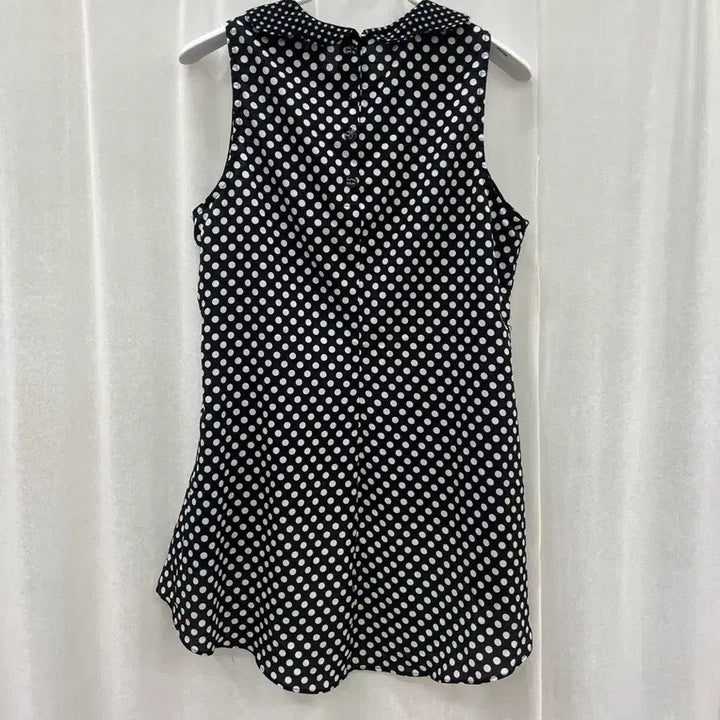 [BUNJANG] Forever 21 Black Polka Dot Sleeveless Blouse / Forever 21 블랙 땡땡이 민소매 블라우스