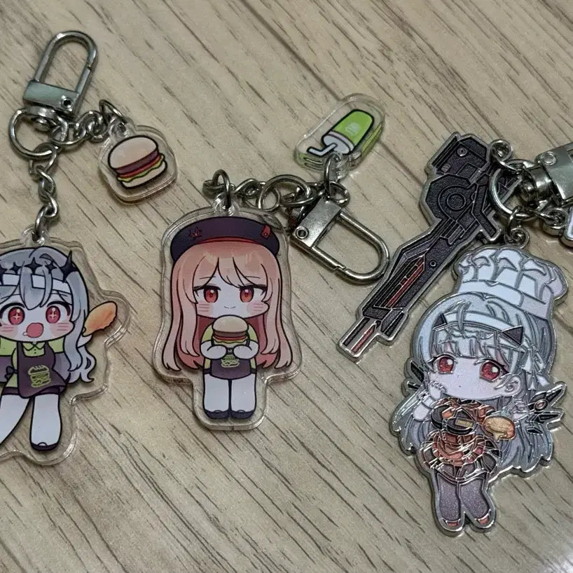 [BUNJANG] Nike Frankburger Modernia Rapi Keyring Bundle / 니케 프랭크버거 모더니아 라피 키링 맘스터치 코롯토