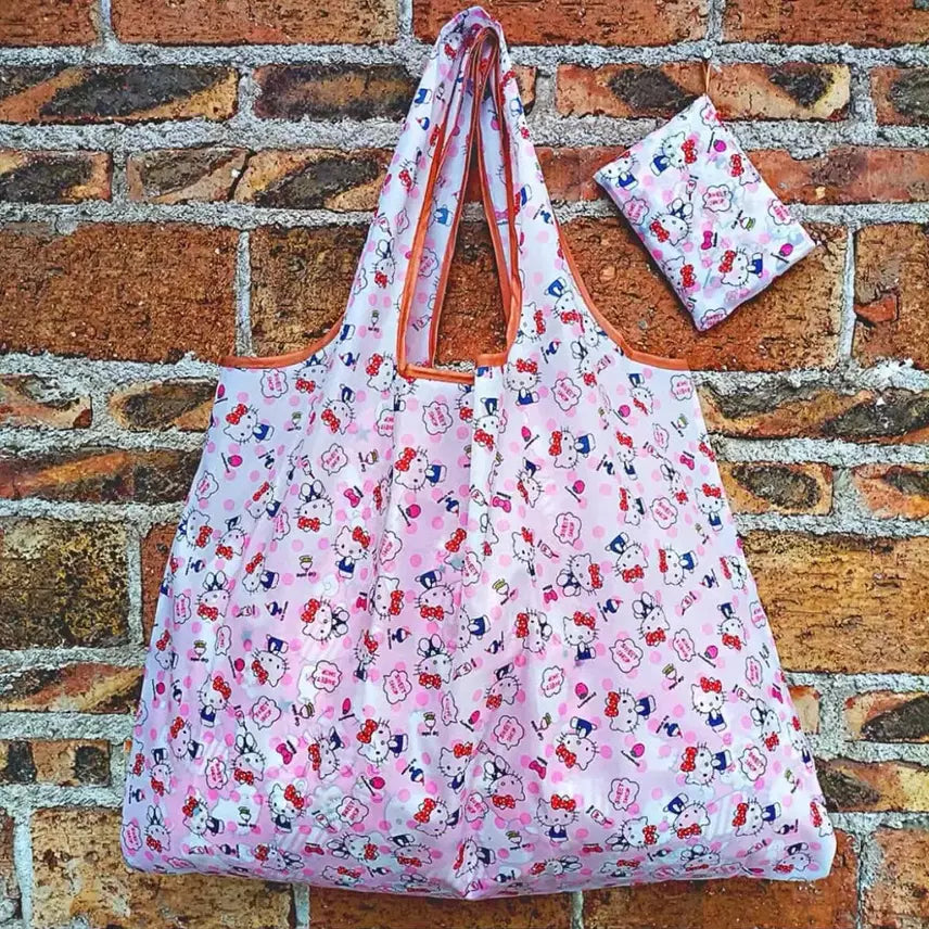 [BUNJANG] Kitty Foldable Shopping Bag / 키티 접이식 장바구니