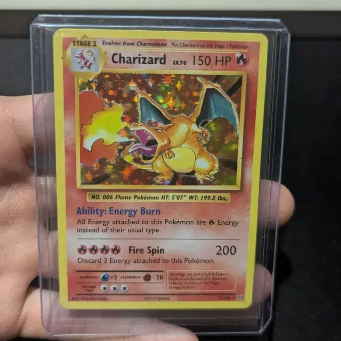 [BUNJANG] Pokemon 20th Anniversary Charizard Holo Card (US Edition) / 미국판 20주년 리자몽 포켓몬카드