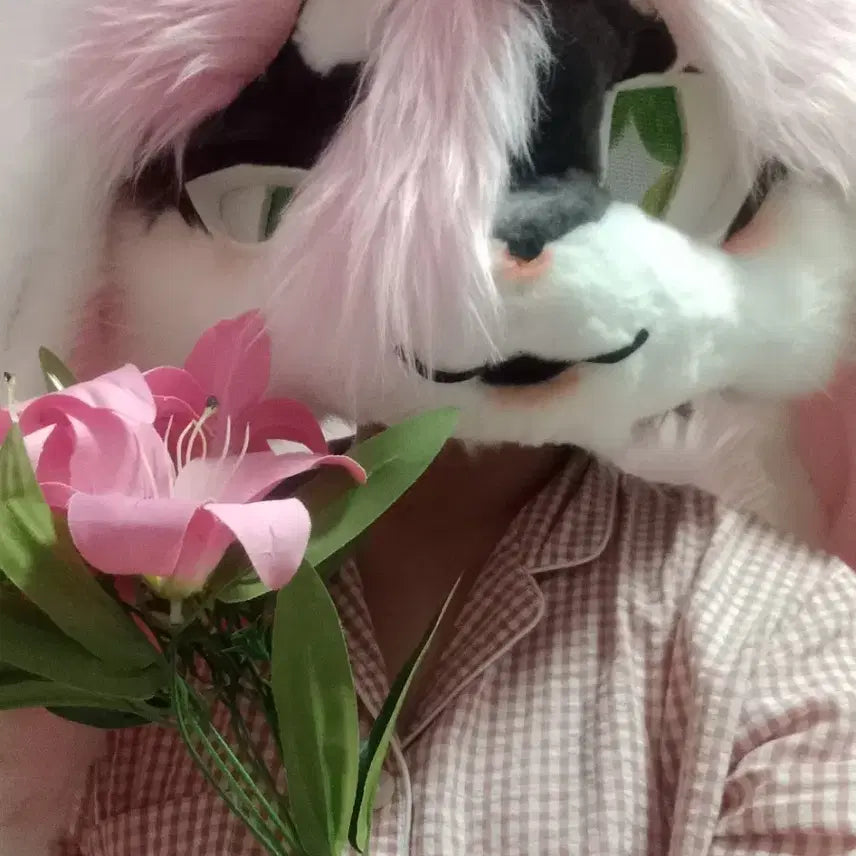 [BUNJANG] D.Luna Gray Furry Mascot Costume / 디루나(퍼슈트)