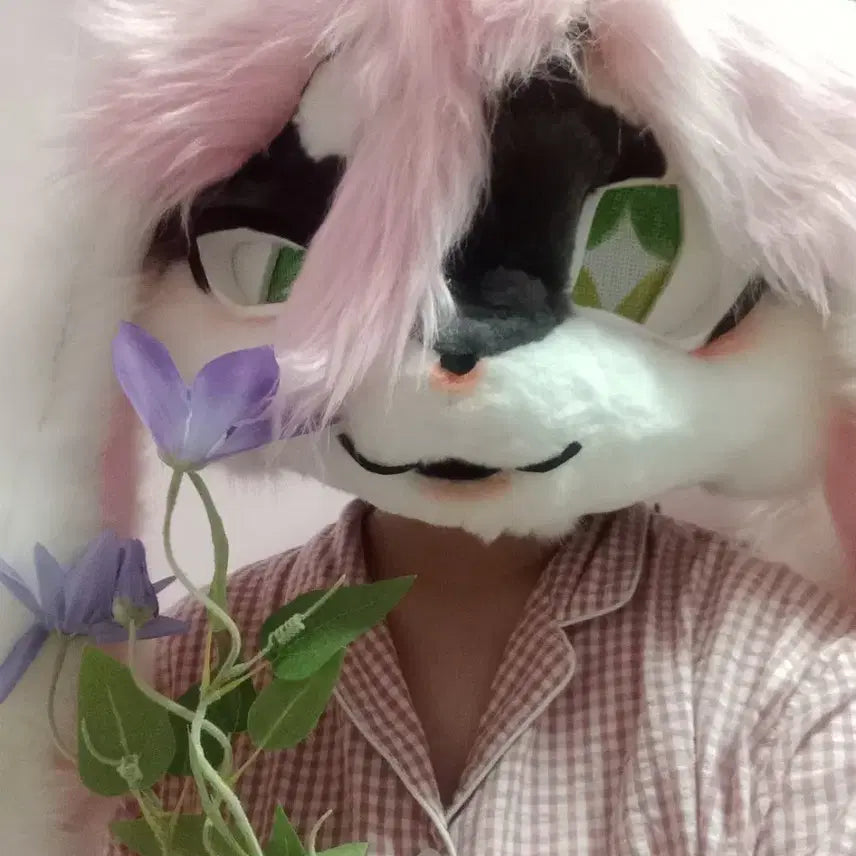 [BUNJANG] D.Luna Gray Furry Mascot Costume / 디루나(퍼슈트)