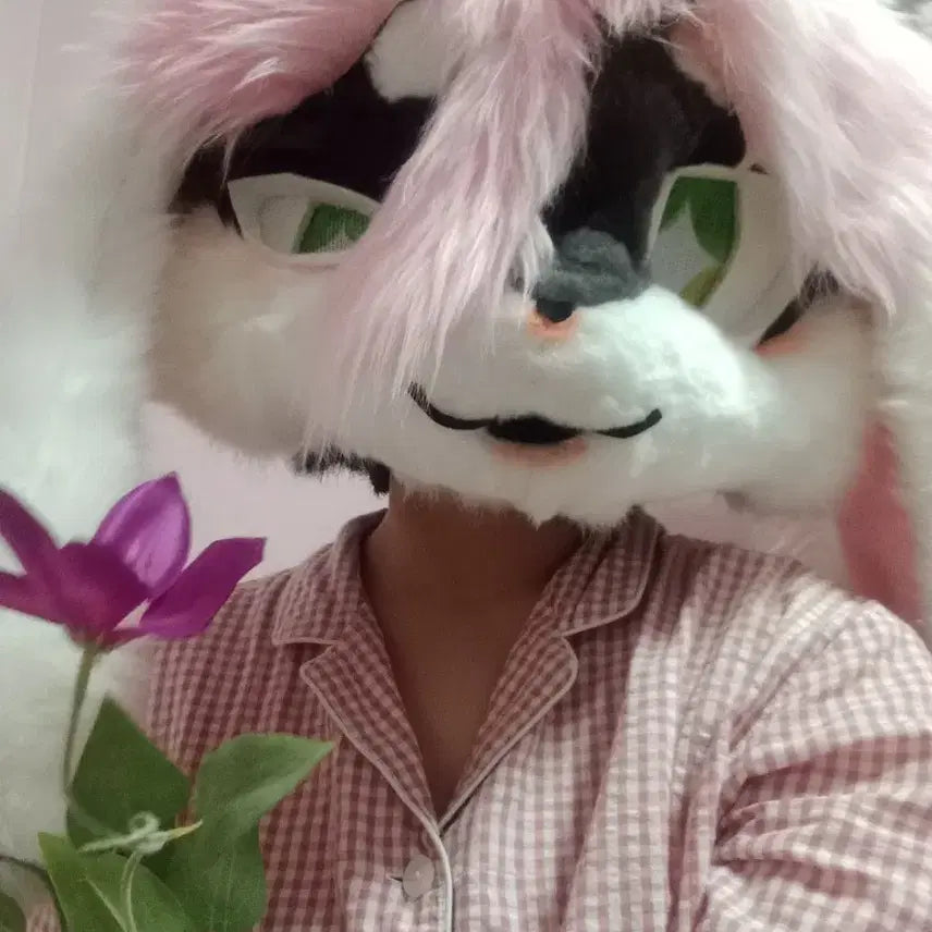 [BUNJANG] D.Luna Gray Furry Mascot Costume / 디루나(퍼슈트)