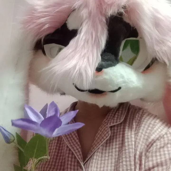 [BUNJANG] D.Luna Gray Furry Mascot Costume / 디루나(퍼슈트)