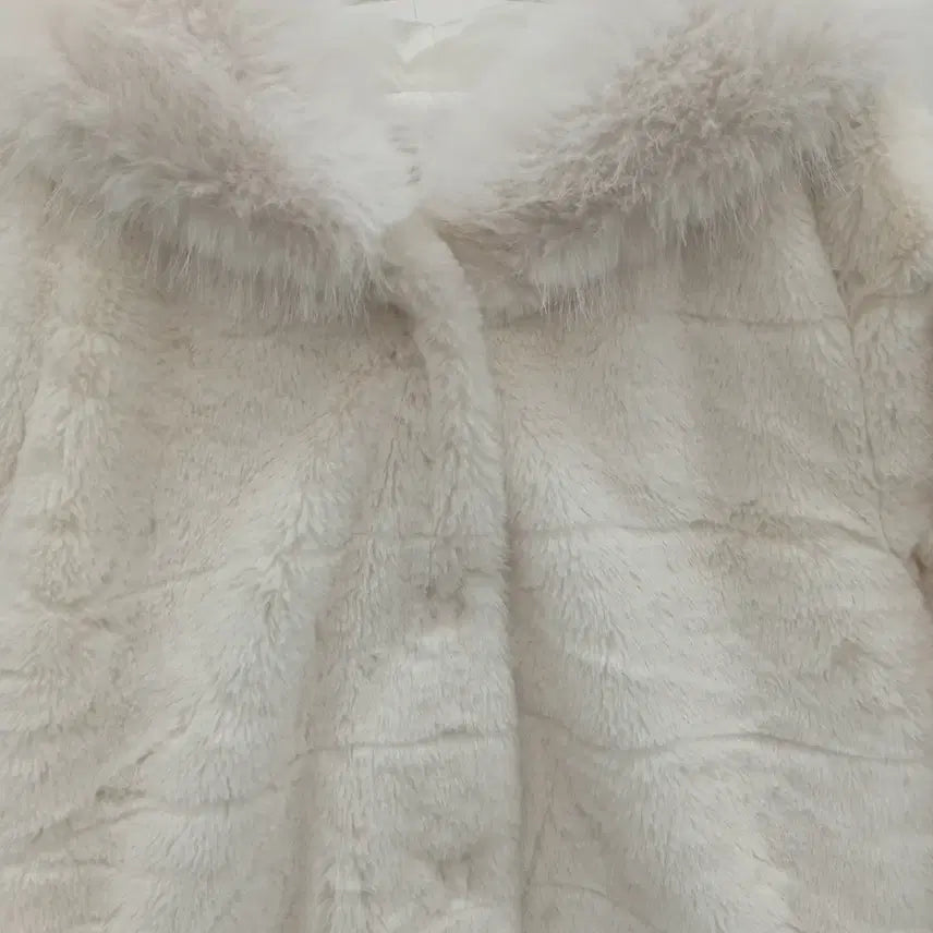 [BUNJANG] Generic Faux Fur Hooded Winter Coat / 260311-01 페이크퍼 후드 코트 여성 겨울코트