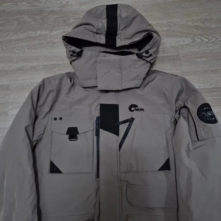[BUNJANG] Nepa Goose Down Hooded Padded Jumper XL / 네파 사이드와펜 구스다운 후드 패딩 점퍼 XL(105)
