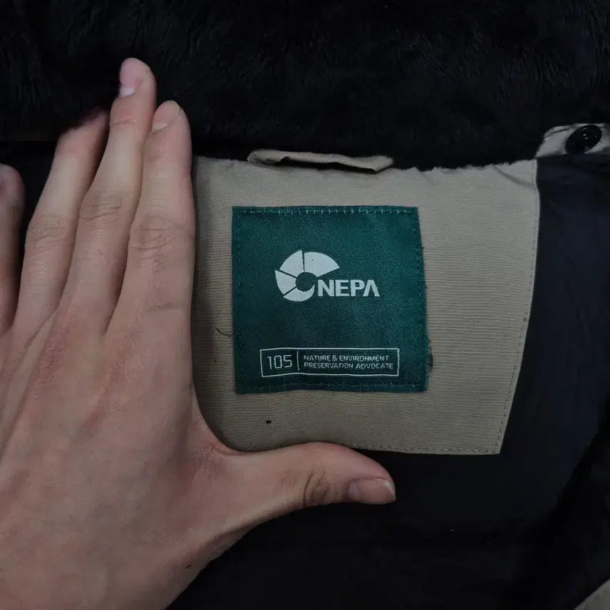 [BUNJANG] Nepa Goose Down Hooded Padded Jumper XL / 네파 사이드와펜 구스다운 후드 패딩 점퍼 XL(105)